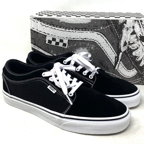 VANS Skate Chukka Low Shoe Womens Casual Sneaker Black Suede Canvas VN0A4BX4Y28 - Picture 5 of 12